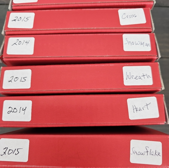 Set Of 6 Lenox Silverplated Ornaments - Picture 8 of 9